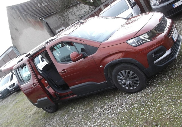 Peugeot Rifter cena 81700 przebieg: 94900, rok produkcji 2020 z Młynary małe 781